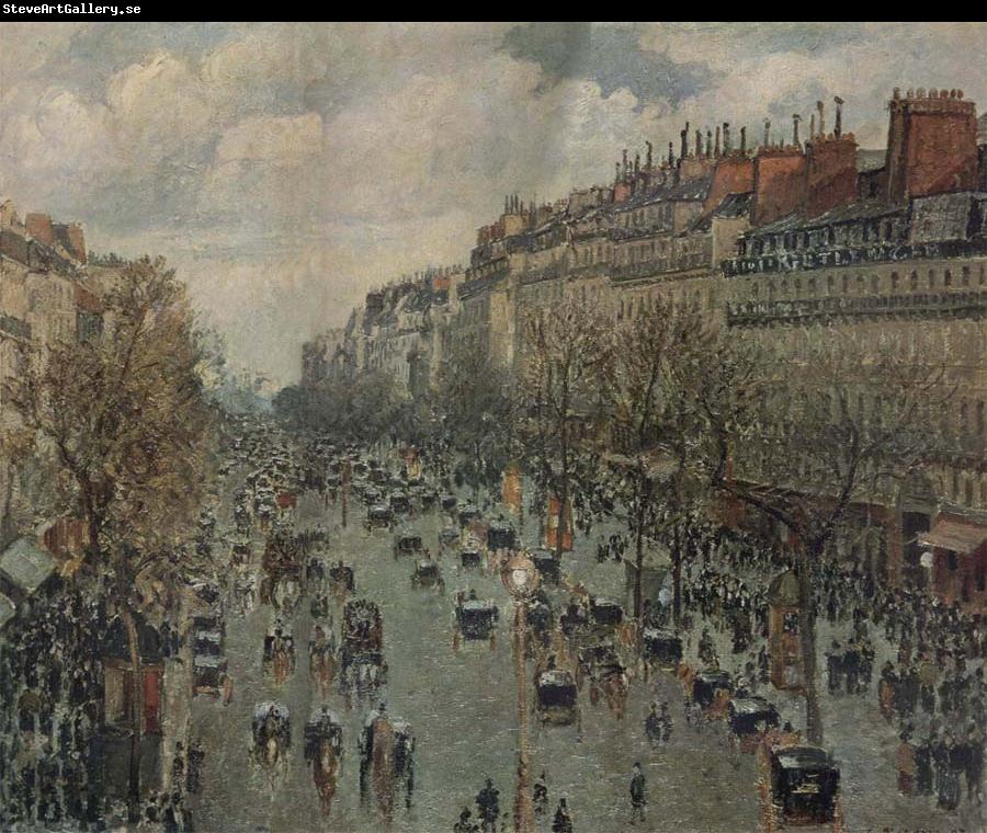Camille Pissarro Boulevard Montmartre in Paris